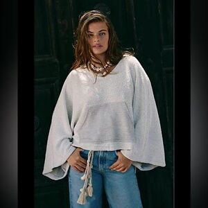 Free People Women's Gray Simone Hoodie -S NWT